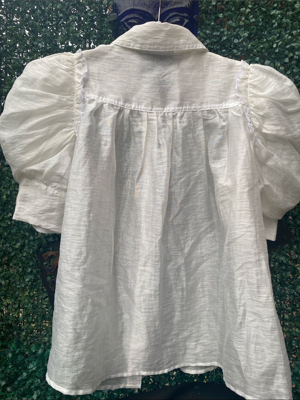 CQbyCQ blouse just beautiful size medium very roomy linen blend - Picture 6 of 8